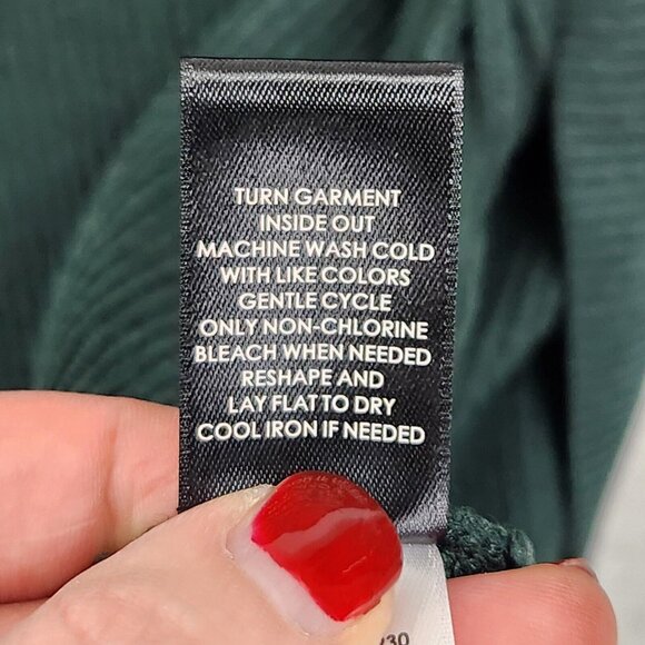 Torrid Sweater Womens 0 Large Green Cardigan Long Line Open Front Lightweight - Picture 9 of 12